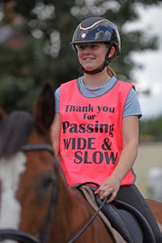 Dark Horse Reflective Edge 'Thank you for passing WIDE & SLOW' Tabard