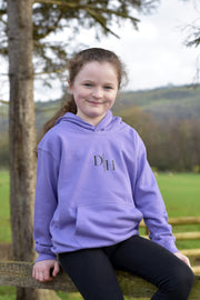 Young Rider Dark Horse DHE Logo Hoodie - Lavender