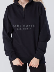 Men's Dark Horse Quarter Zip Est Sweatshirt - Deep Navy