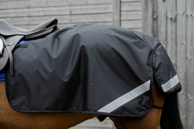 Dark Horse Waterproof with Fleece Quarter Sheet - Jet Black