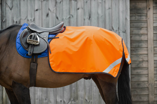 Dark Horse Waterproof with Fleece Quarter Sheet - Flo Orange