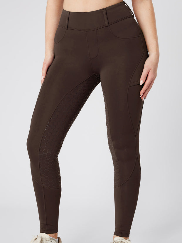 Dark Horse Luxe Riding Tights - Chocolate