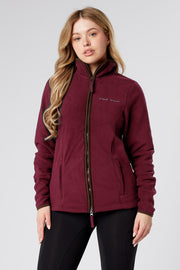 Dark Horse Fleece Jacket - Burgundy
