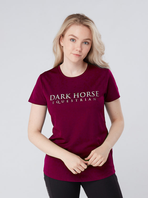 Dark Horse Team Pro-Tech Air T- Shirt - Burgundy
