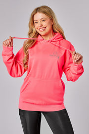Dark Horse Equestrian Neon Hoodie - Pink