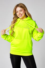 Dark Horse Equestrian Neon Hoodie - Yellow