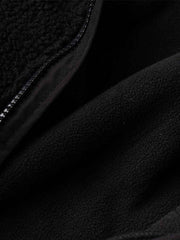 Dark Horse Deluxe Sherpa Fleece 1/4 Zip- Black