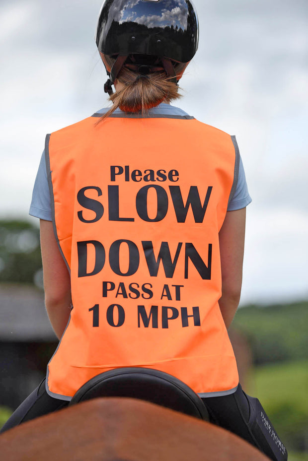 *Sale* Non Returnable DARK HORSE REFLECTIVE EDGE 'SLOW DOWN' TABARD