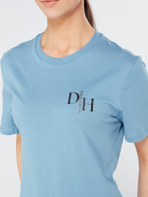 Dark Horse Classic Fit Cotton T-Shirt - Cornflower