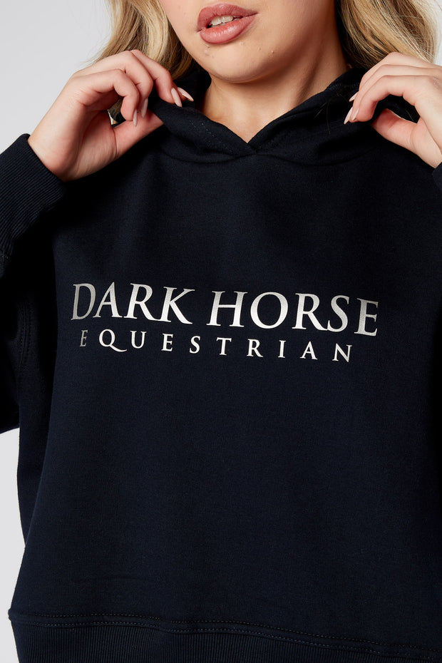 Dark Horse Ladies Essential Team Relaxed Hoodie - Dark French Navy