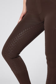 Dark Horse Luxe Riding Tights - Chocolate