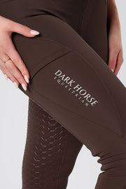 Dark Horse Luxe Riding Tights - Chocolate