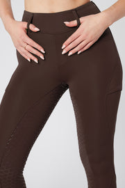 Dark Horse Luxe Riding Tights - Chocolate