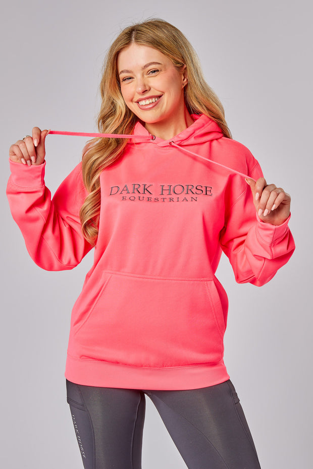 *NQP* Non Returnable Dark Horse TEAM Neon Hoodie - Neon Pink