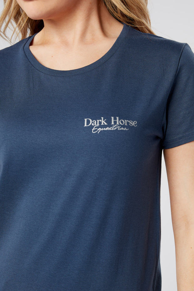 Dark Horse Ladies Essential T-Shirt - Denim