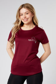 Dark Horse Logo Pro-Tech Air T- Shirt - Burgundy