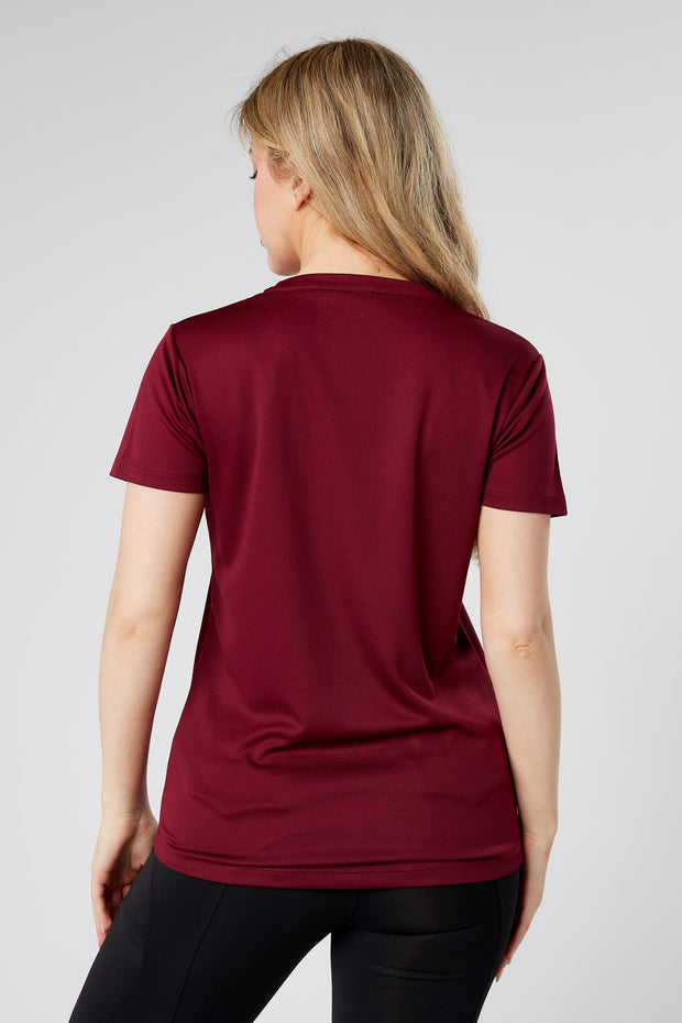 Dark Horse Logo Pro-Tech Air T- Shirt - Burgundy