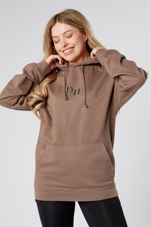 Mocha Brown Essentials Hoodie Dark Horse Essential Neutrals Hoodie
