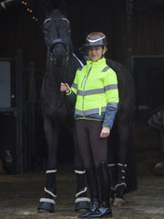 Dark Horse High Visibility Ladies Padded Jacket - Flo Yellow