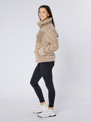 Dark Horse Deluxe Sherpa Fleece Jacket - Sand