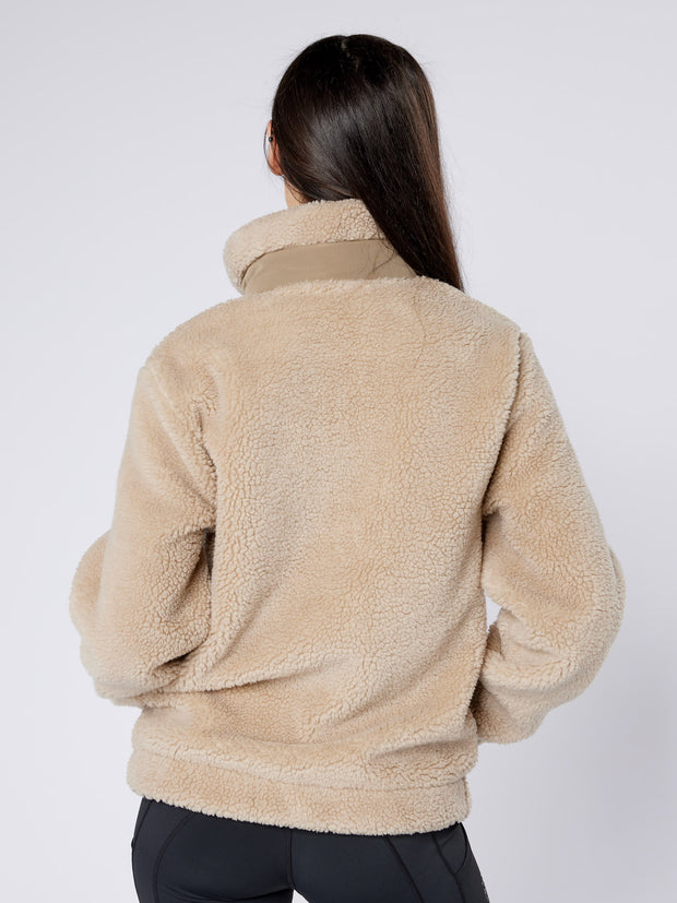 Dark Horse Deluxe Sherpa Fleece Jacket - Sand