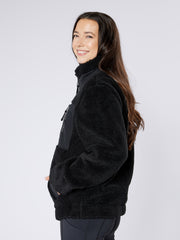 Dark Horse Deluxe Sherpa Fleece Jacket - Black