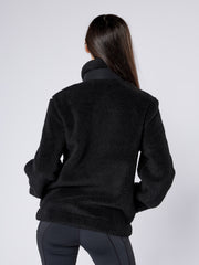 Dark Horse Deluxe Sherpa Fleece Jacket - Black