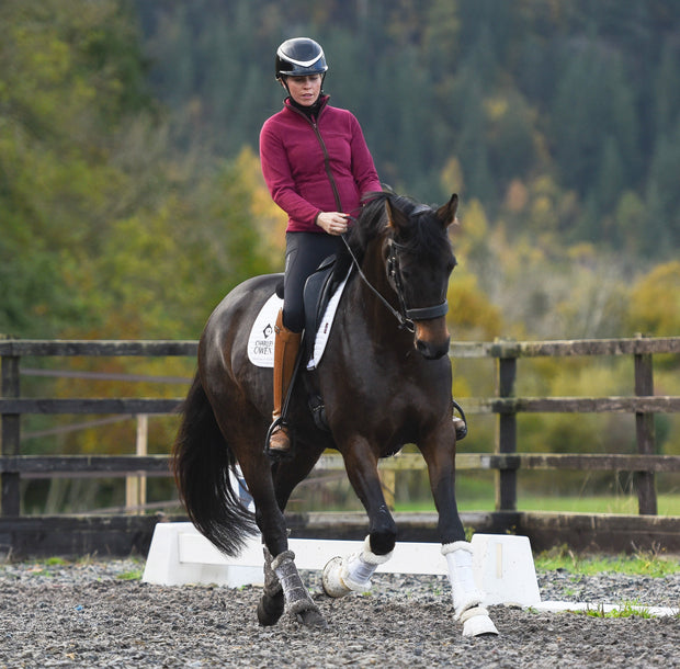 Dark Horse Fleece Jacket - Burgundy