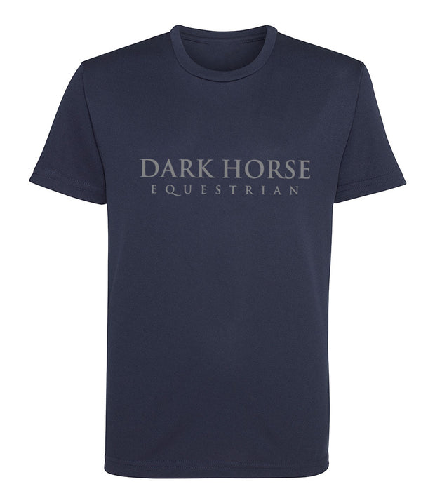 *Sale* Non Returnable Young Rider Dark Horse TEAM Pro Tech T-shirt - French Navy