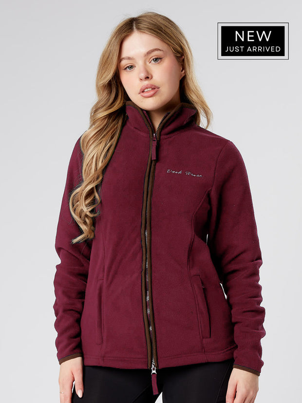 Dark Horse Fleece Jacket - Burgundy
