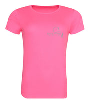 *Sale* Non Returnable Dark Horse Logo Pro-Tech Air T- Shirt - Neon Pink