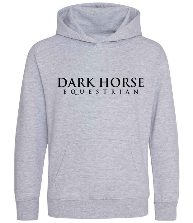 Young Rider Dark Horse Essential Team Hoodie - Light Grey