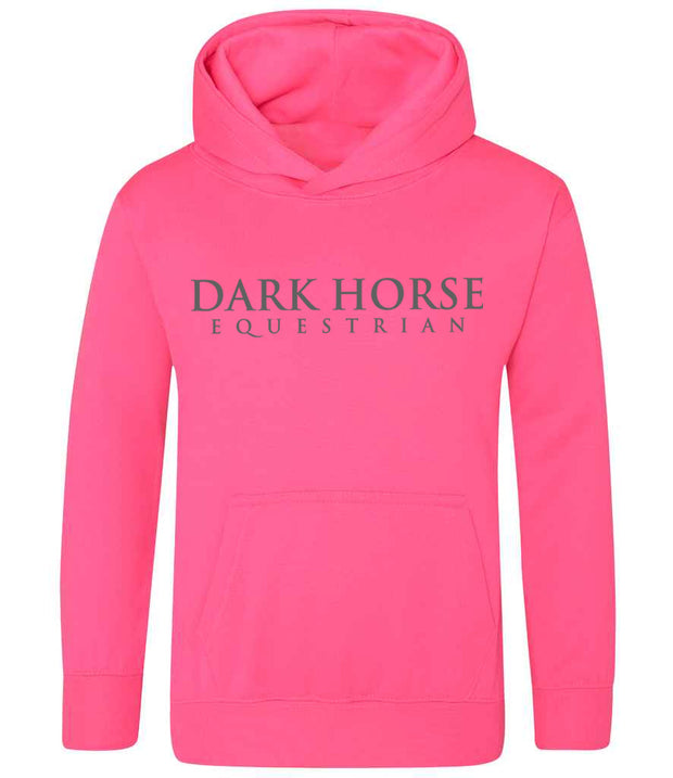 Young Rider Team Hoodie - Neon Pink