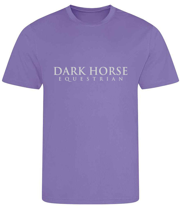 Young Rider Dark Horse TEAM Pro Tech T-shirt - Lavender