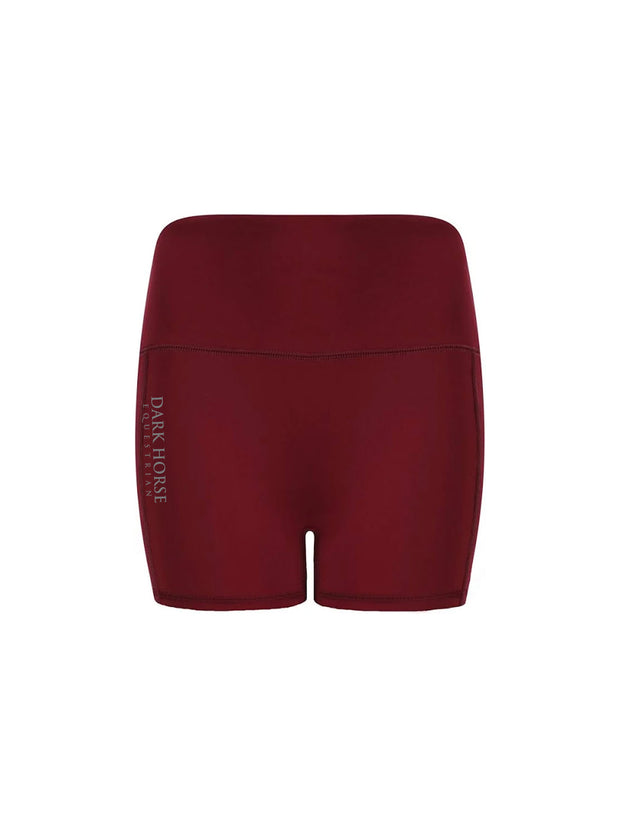 *Sample* Non Returnable Active Ladies fitted Shorts - Burgundy