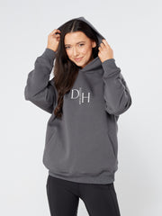 Dark Horse Relaxed Fit Hoodie - Charcoal