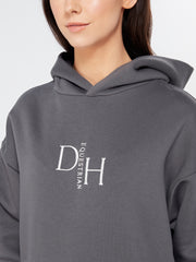Dark Horse Relaxed Fit Hoodie - Charcoal