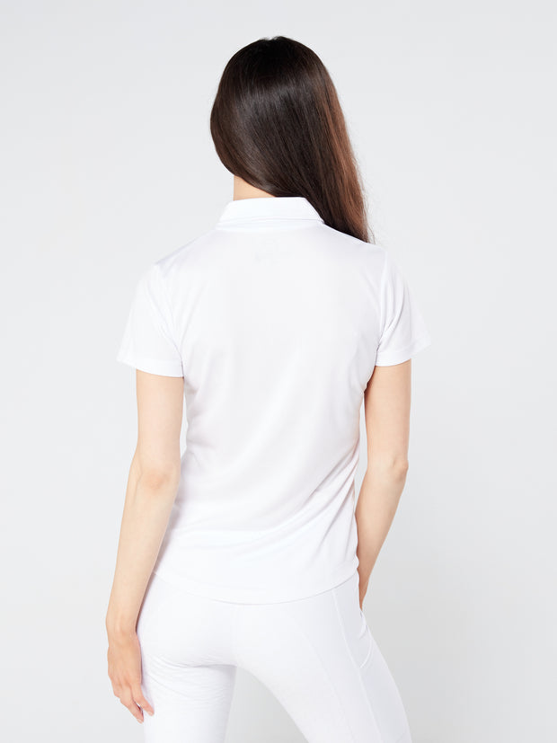 Dark Horse Ladies Pro-Tech Air Polo Shirt - Brilliant White