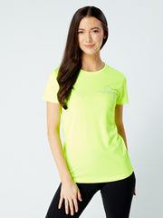 Dark Horse Logo Pro-Tech Air T- Shirt - Neon Yellow