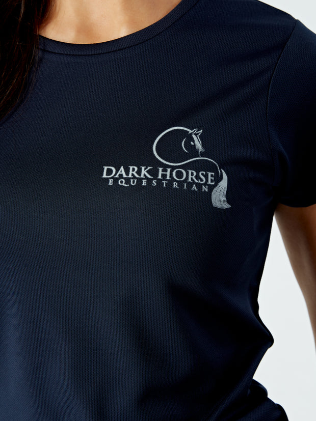 Dark Horse Logo Pro-Tech Air T- Shirt - French Navy