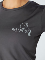 Dark Horse Logo Pro-Tech Air T- Shirt - Charcoal