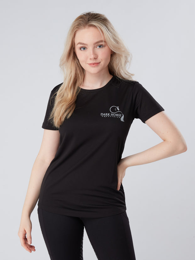 Dark Horse Logo Pro-Tech Air T- Shirt - Jet Black