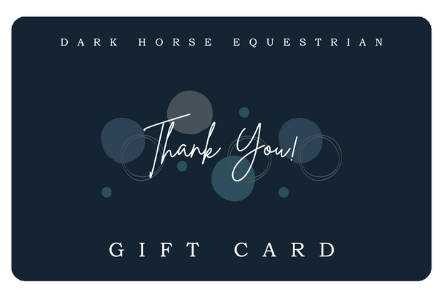 Dark Horse Equestrian Gift Card - Thank You