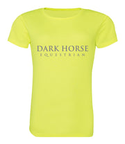 Dark Horse Team Pro-Tech Air T- Shirt - Neon Yellow